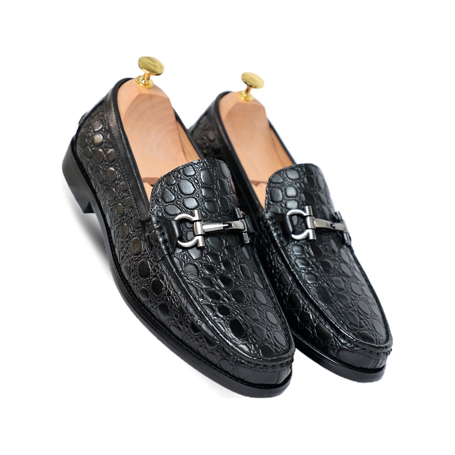 Sedan Black Croro Shoes