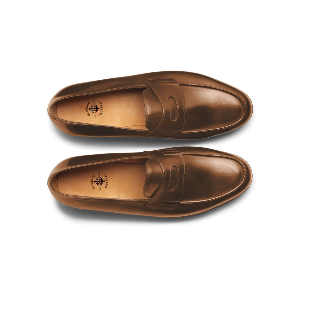Iconic Brown Calf Penny Loafers