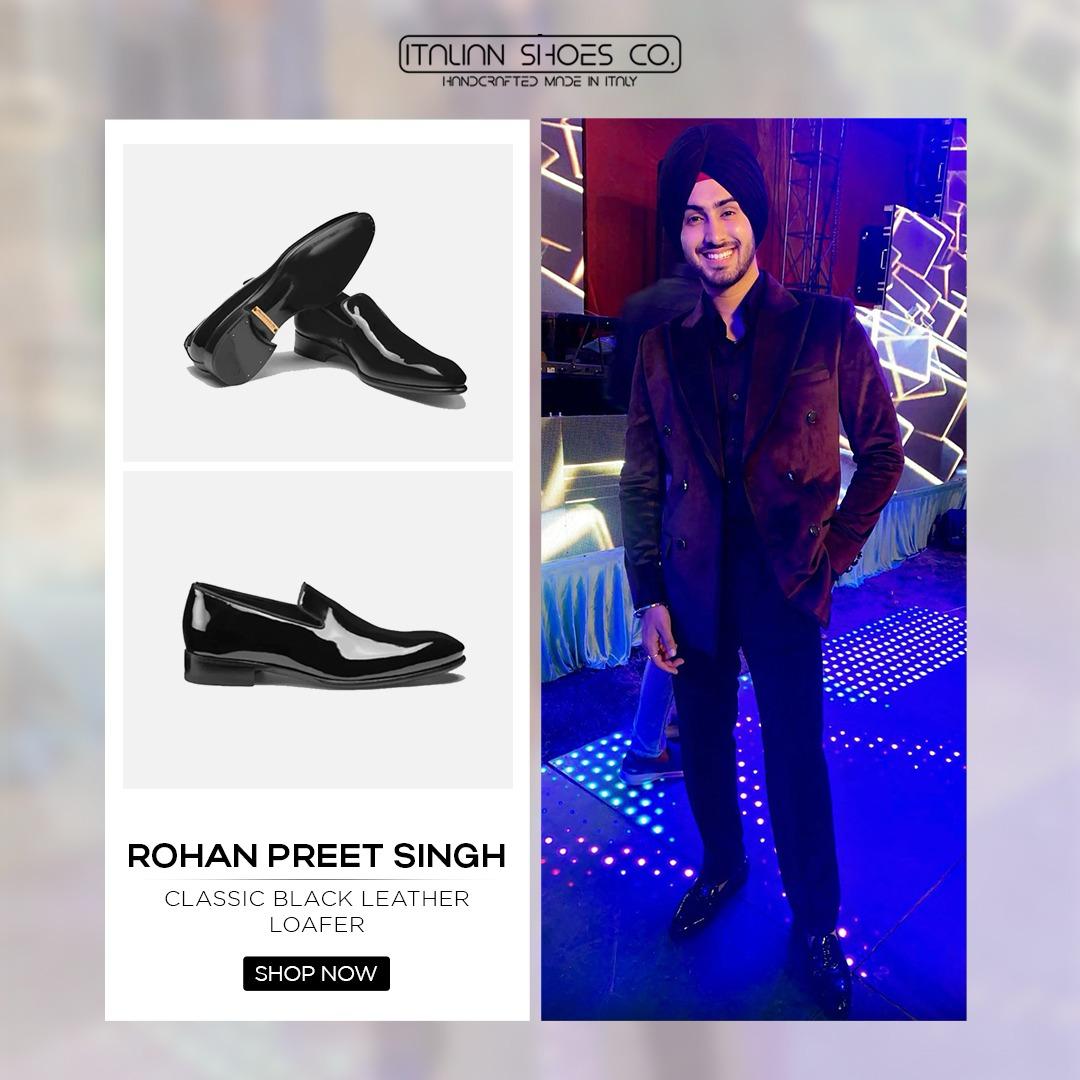 Classic Black Leather Loafer