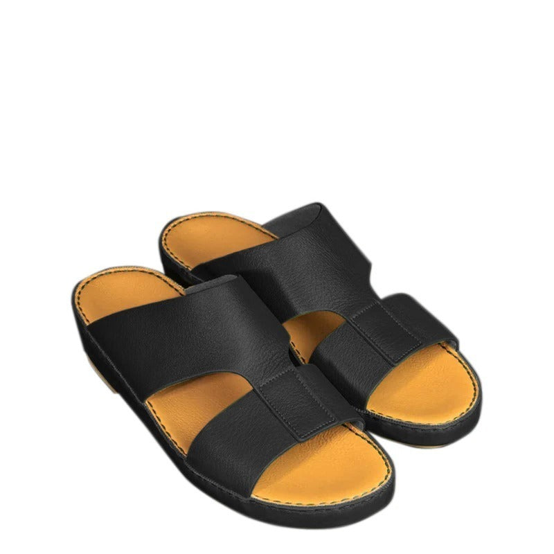Classic Arabic Sandals for Men Black