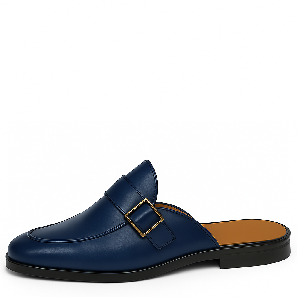 Single Strap Elegant Mule Black