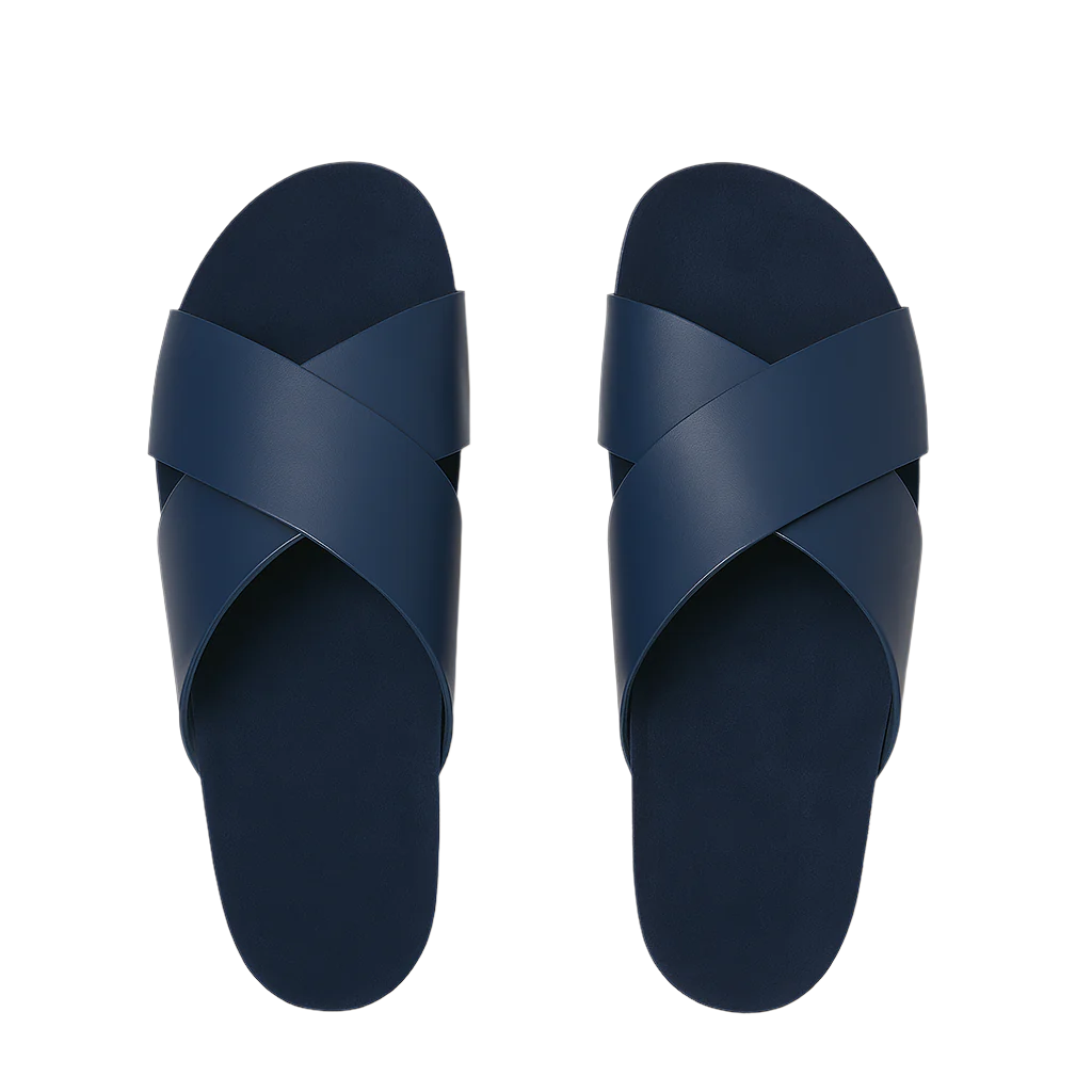 Pure Elegance Brown Leather Slipper