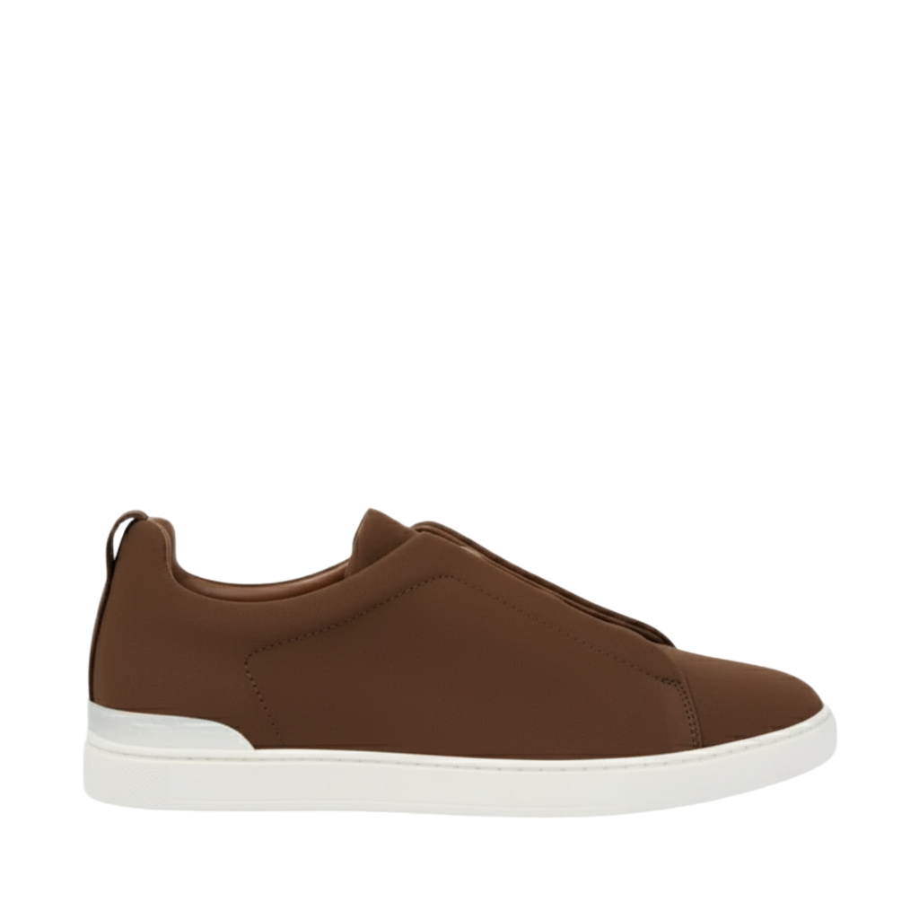 Luxury Edition Triple Stitch Taupe Sneaker for Men's