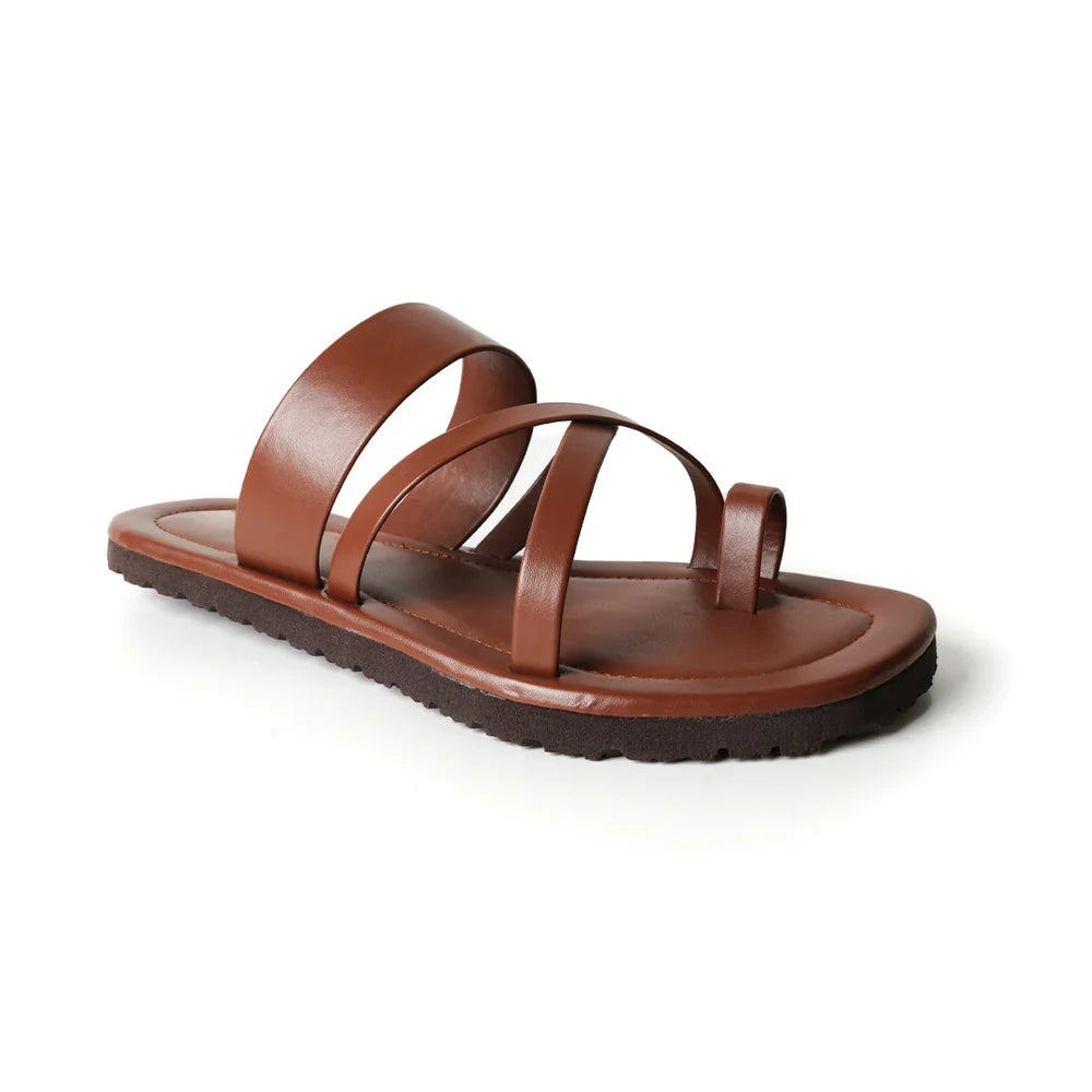Strappy Sandals - Vintage Tan