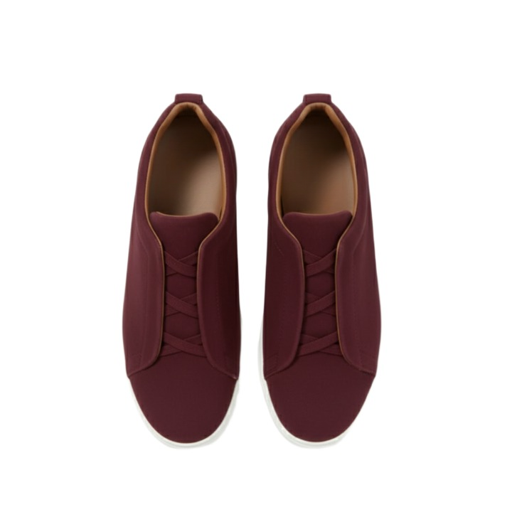 Luxury Edition Triple Stitch Taupe Sneaker for Men's