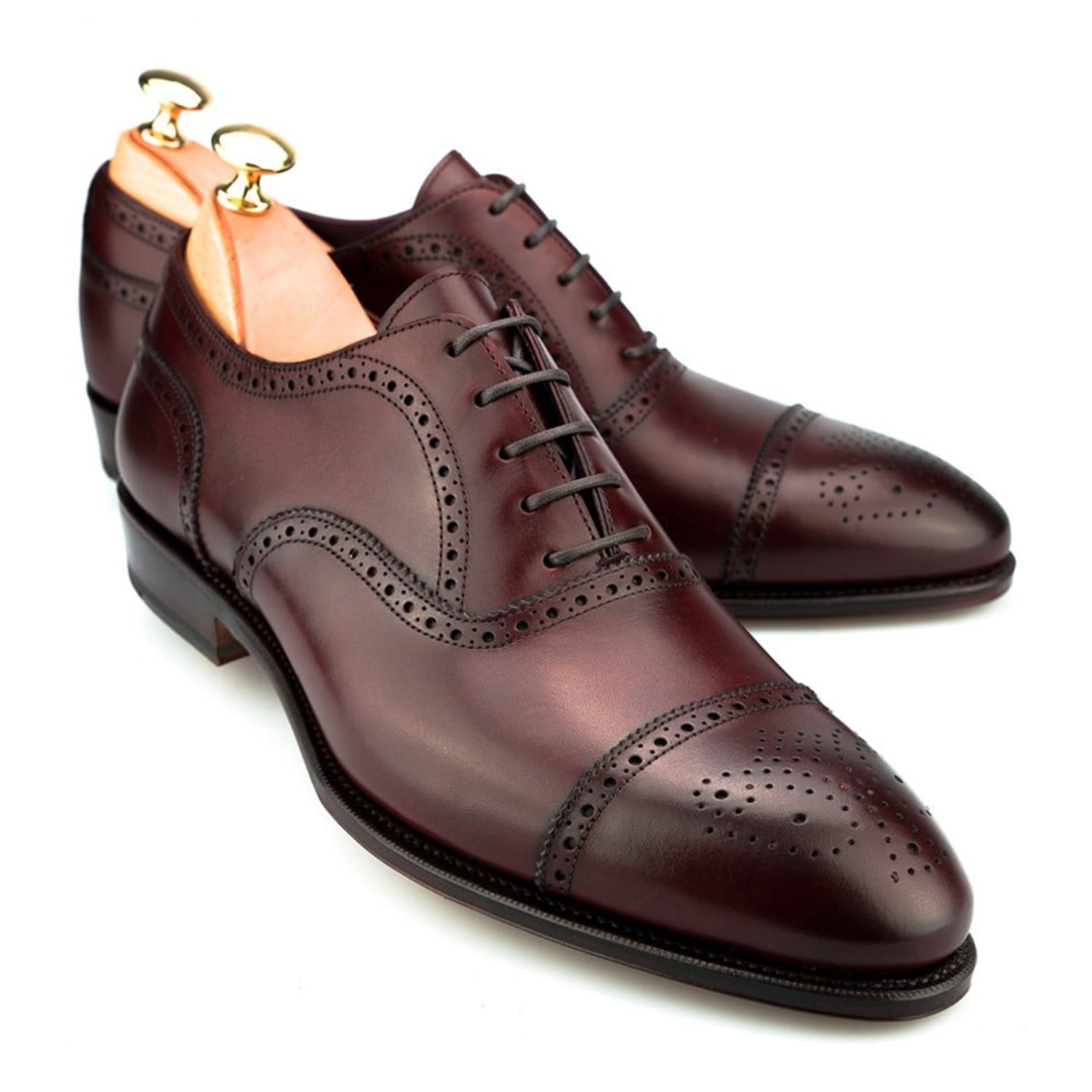 Classic Leather Cap-Toe Formal Oxford Shoe