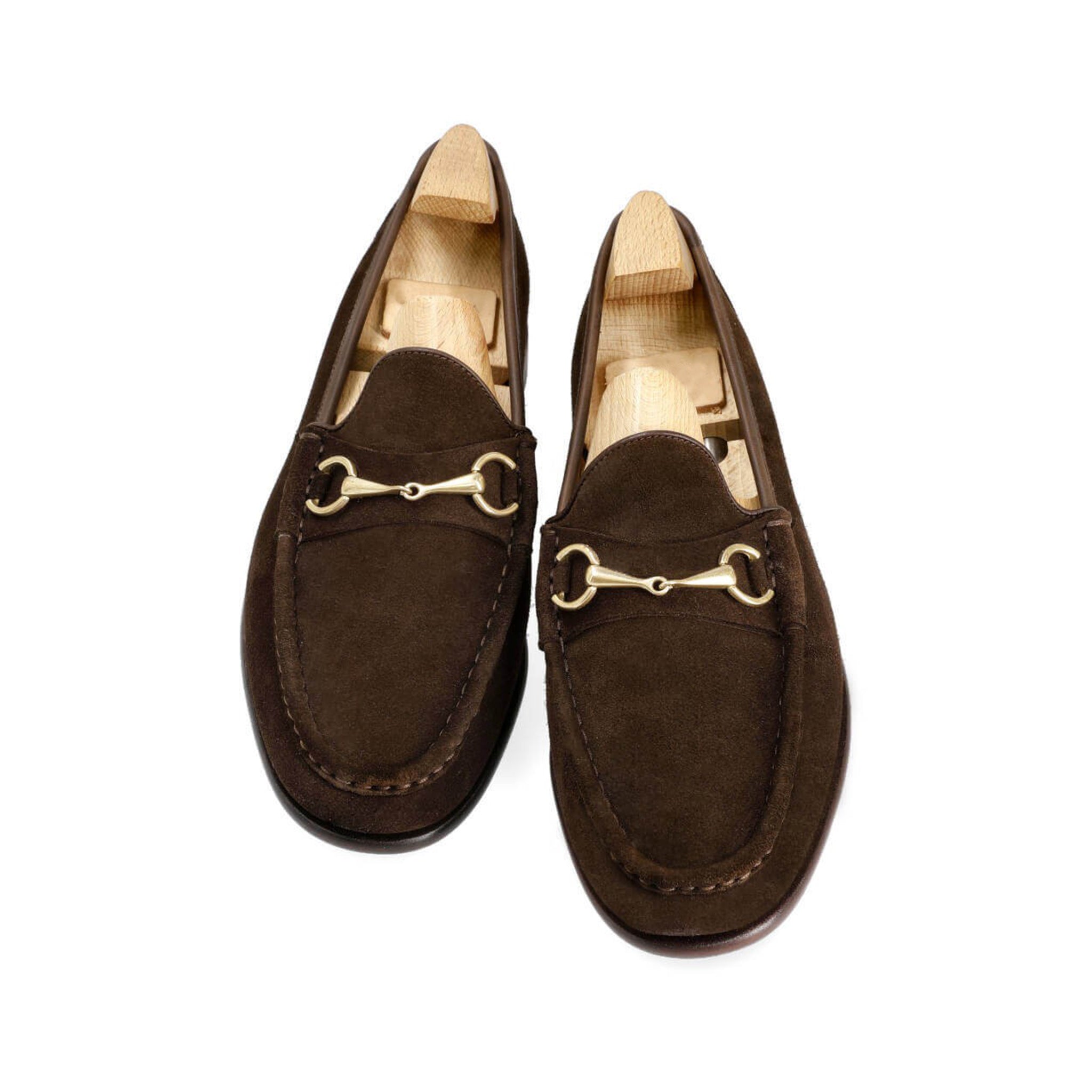 Woody Brown Leather Italian Loafers