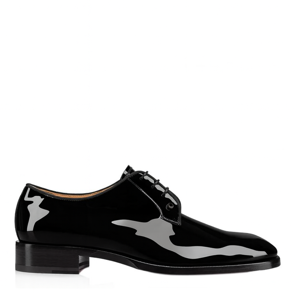 Patent Leather Black Oxford Shoes with Formal Elegance