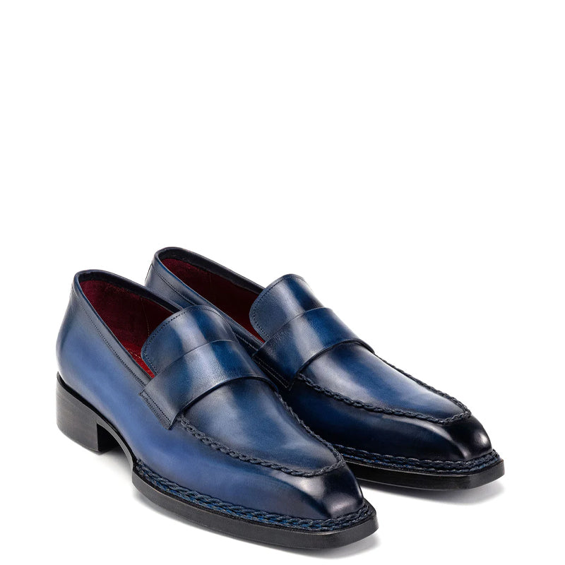 Classic Patina Penny Solid Leather Loafers