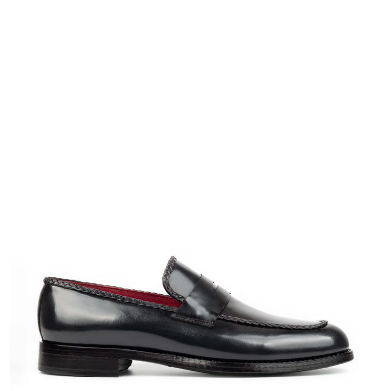 Men Formal Slip-On Shiny Leather Loafers
