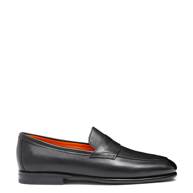 Penny Solid Leather Carlo Burgundy Loafer