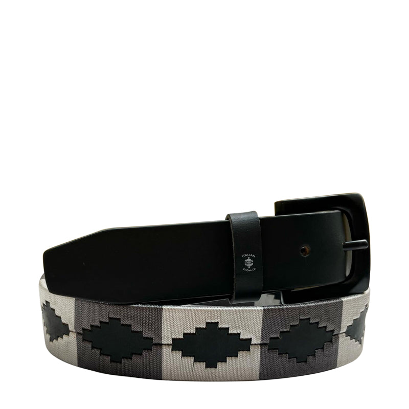 Vivacity Leather Belt Black and Green