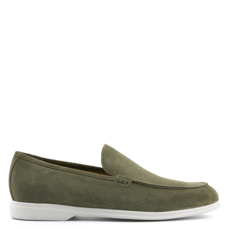 Premium Suede Leather Blue Loafer For Men