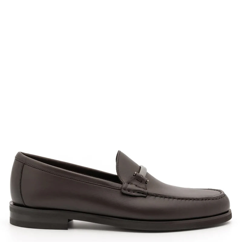 Classy Slip-On Leather Black Loafer