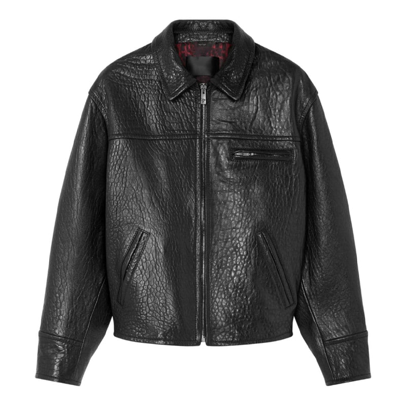 Insignia Bound Leather Jacket