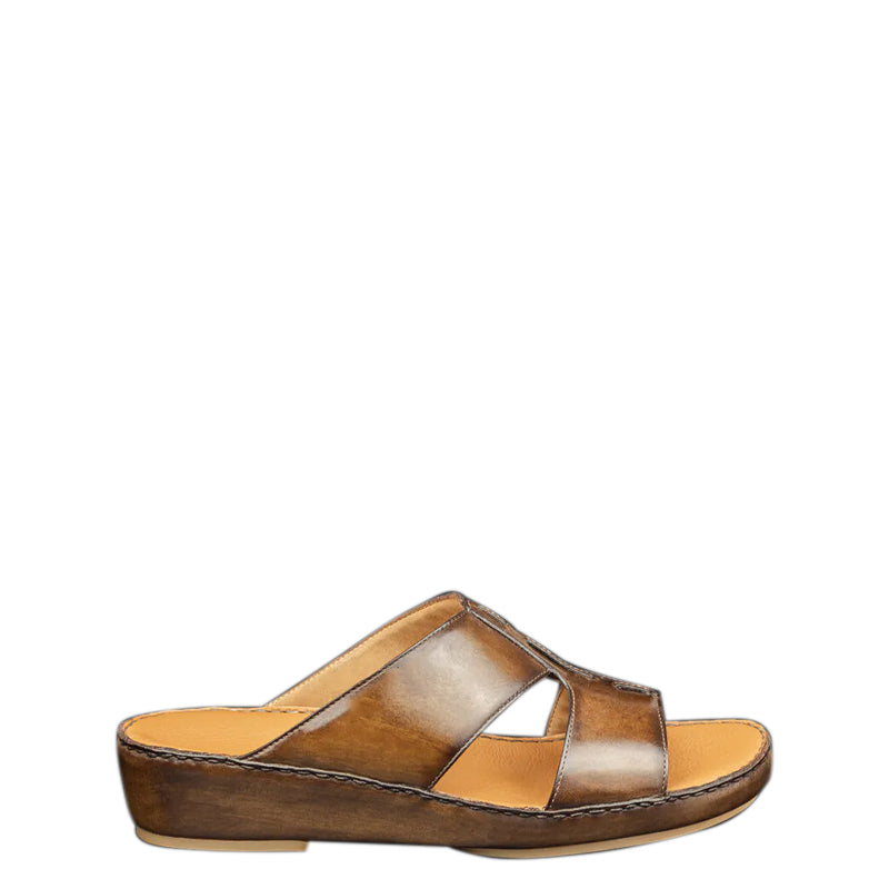Stylish Fields Luxury Comfort Arabic Light Brown Sandal