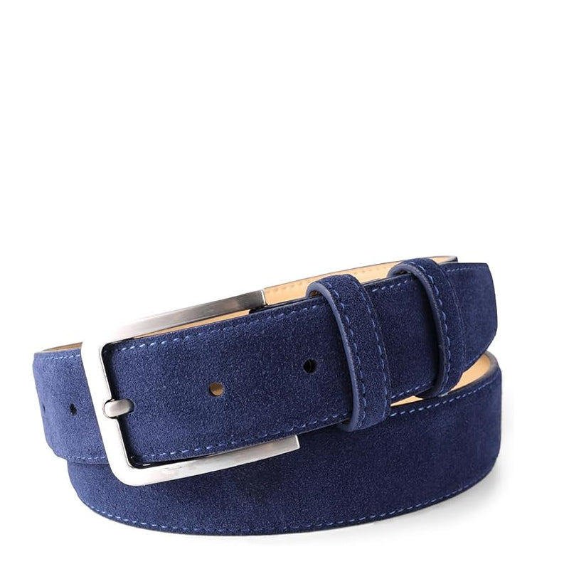 Classic Suede Leather Olive Green Belt