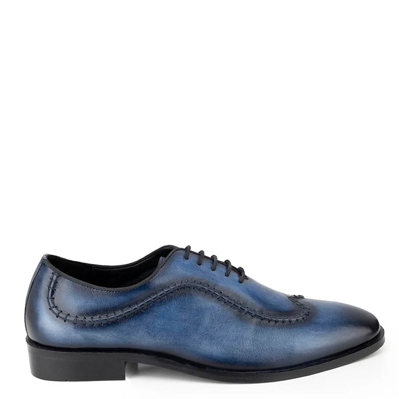 Patina Stiched Wholecut Leather Oxford Shoe