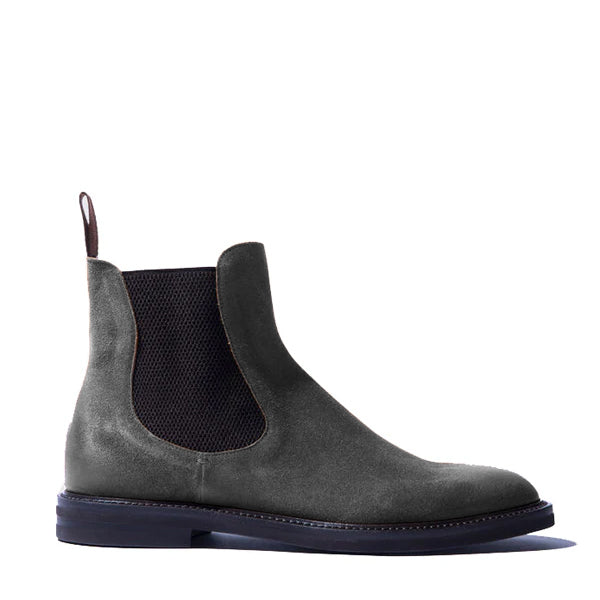 Classic Chelsea Suede Leather Boots