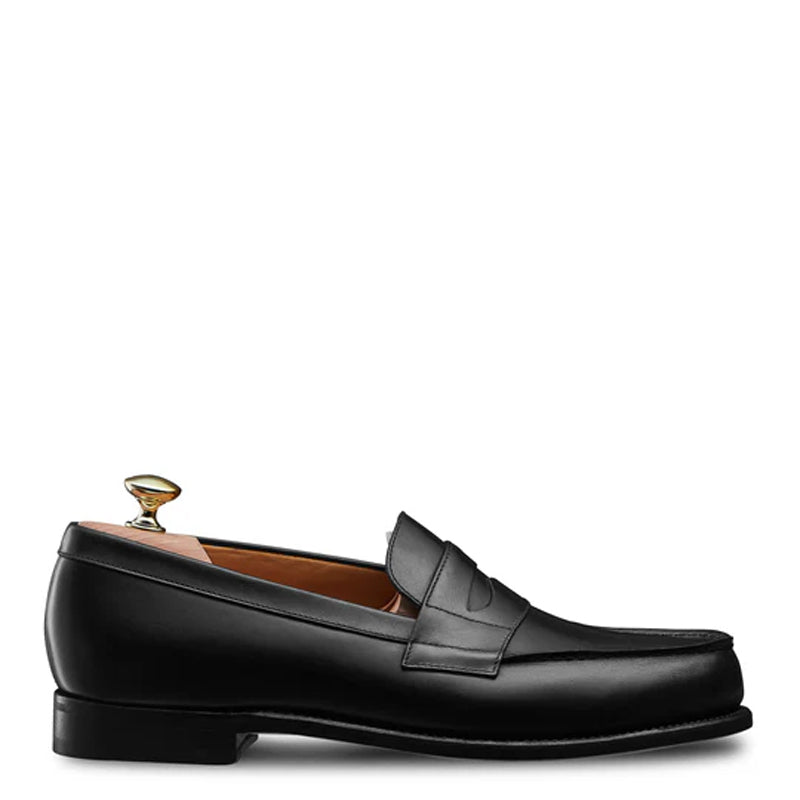 Classic Leather Burgundy Penny Loafer For Men