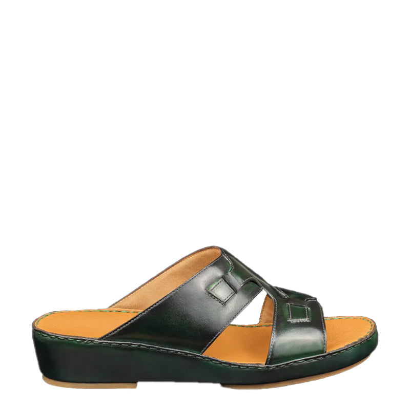Classic Leather Comfort Arabic Red Sandal