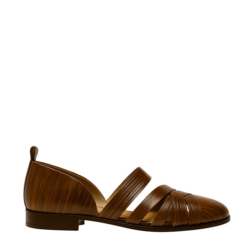 Classic Woven Crest Peshawari Sandal