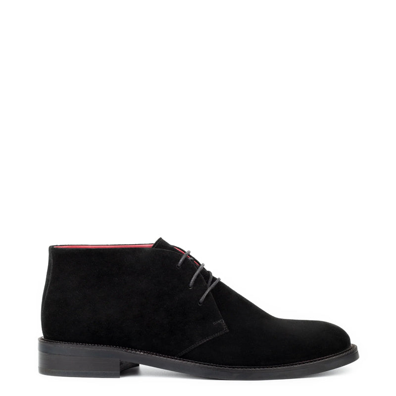 Men Mid-Top Suede Leather Chukkas Boot Off White