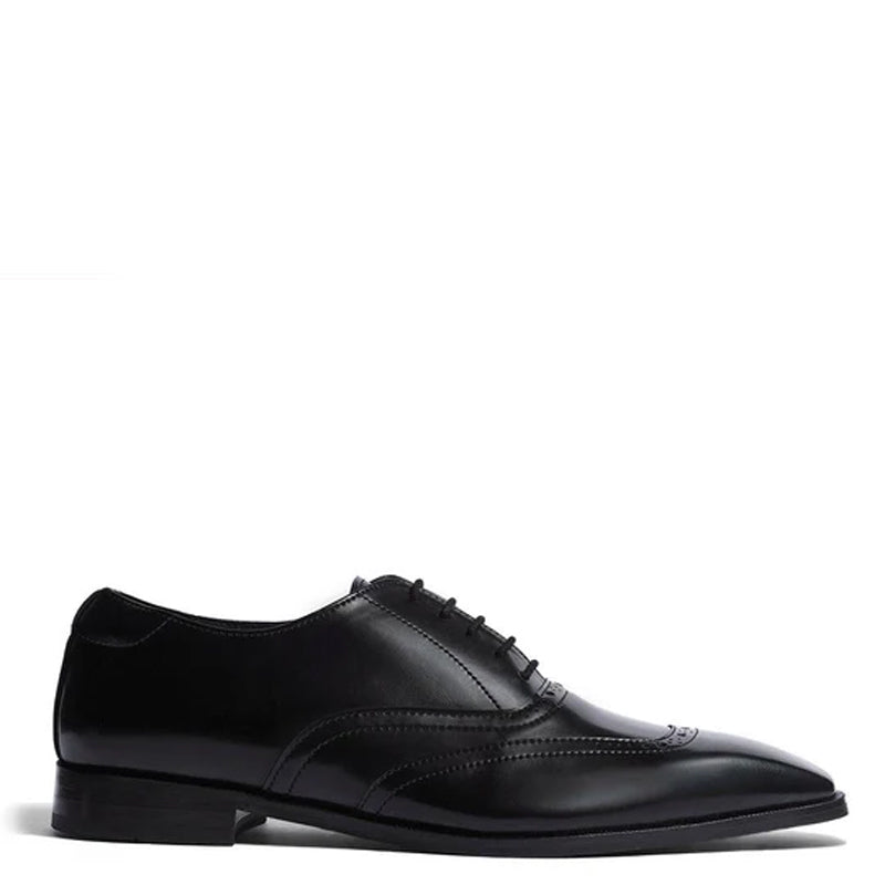 Classic Leather Formal Oxford Black Shoe For Men