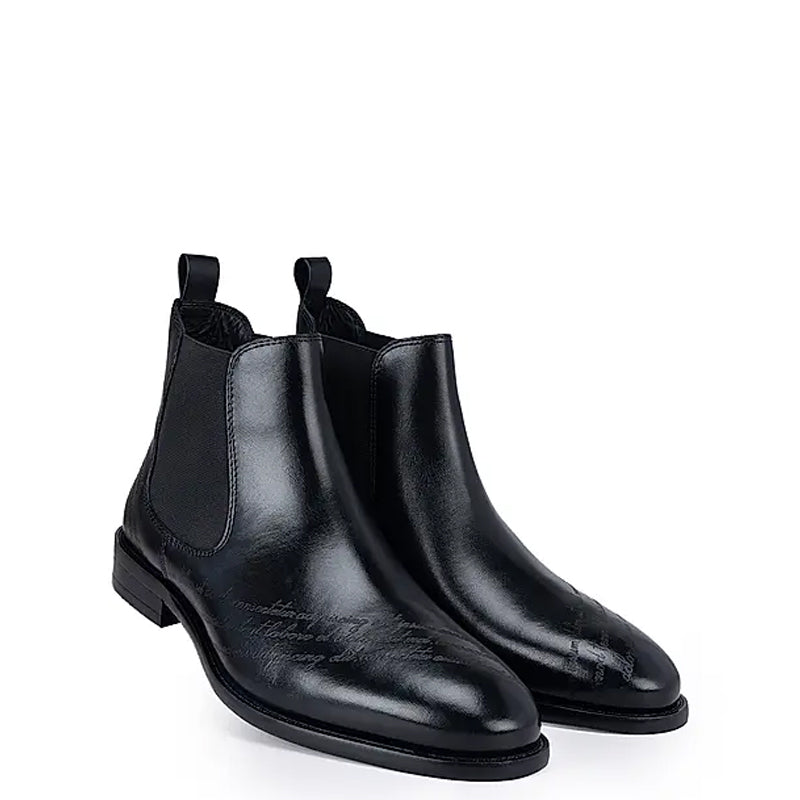 Premium Handmade Mid-Top Leather Chelsea Boots
