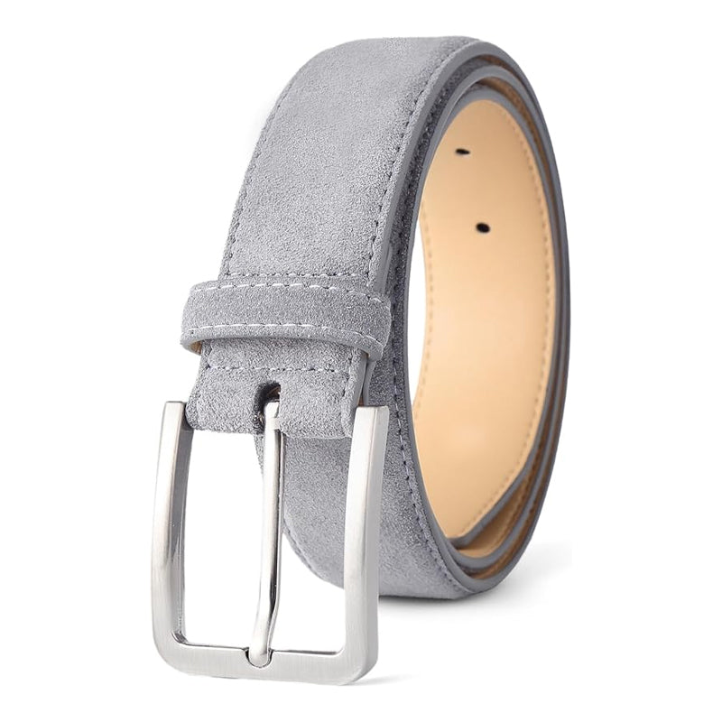 Classic Suede Leather Tan Belt