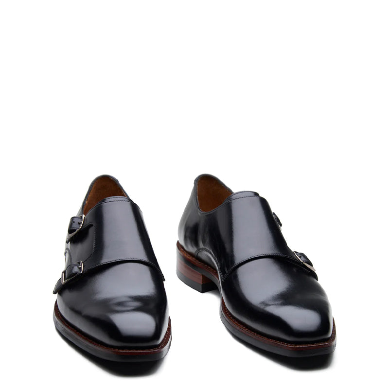 Double Monk Strap - New Age Shoe Black