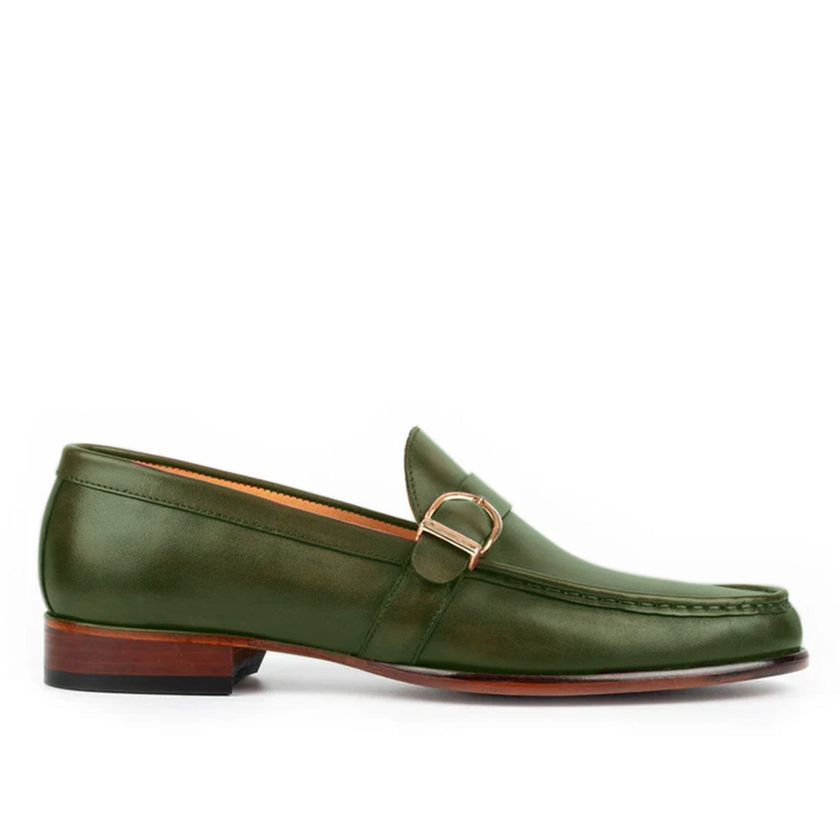 Enzo Tan Single Monk Strap Shoe