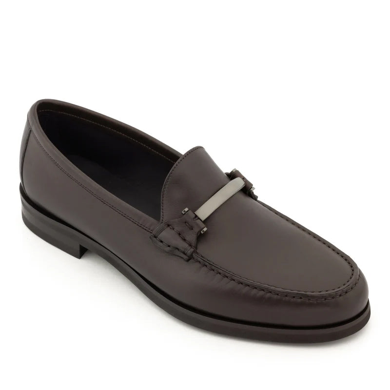 Classy Slip-On Leather Brown Loafer