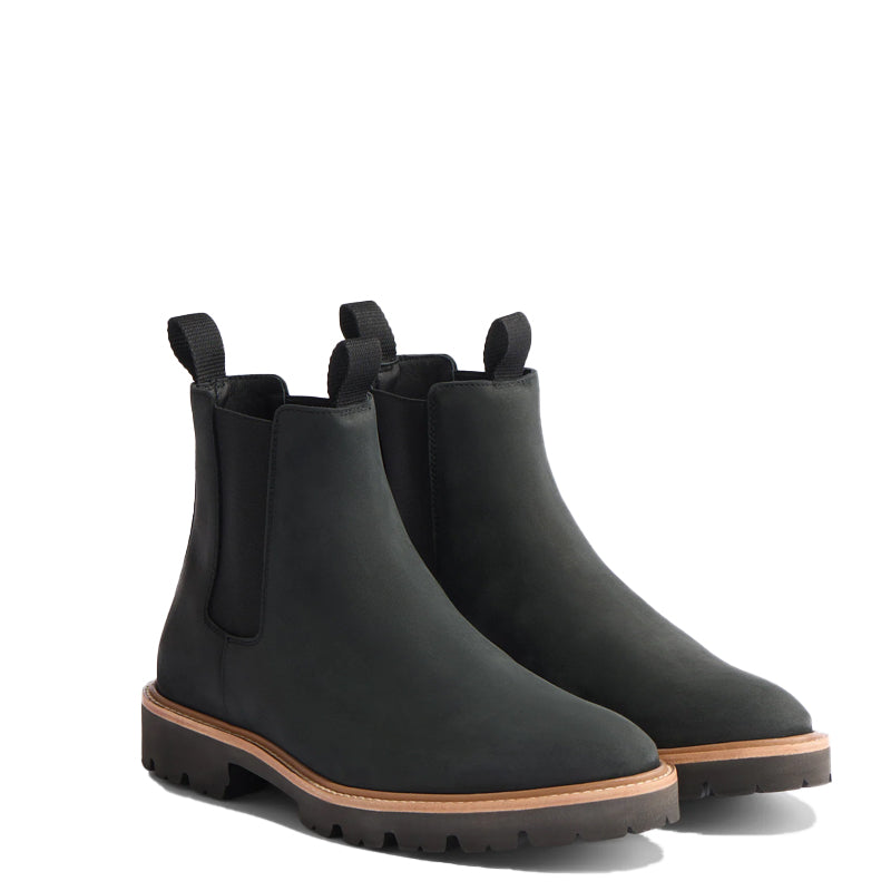 Mid-Top Suede Premium Leather Chelsea Tan Boot