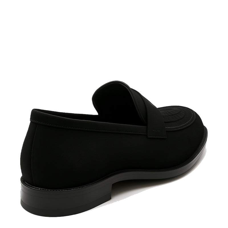 Suede Royale Leather Printed Blue Loafer