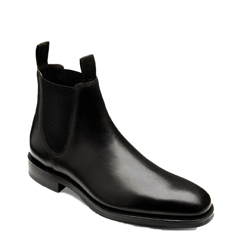 Patent Leather Chelsea Brown Boot For Men