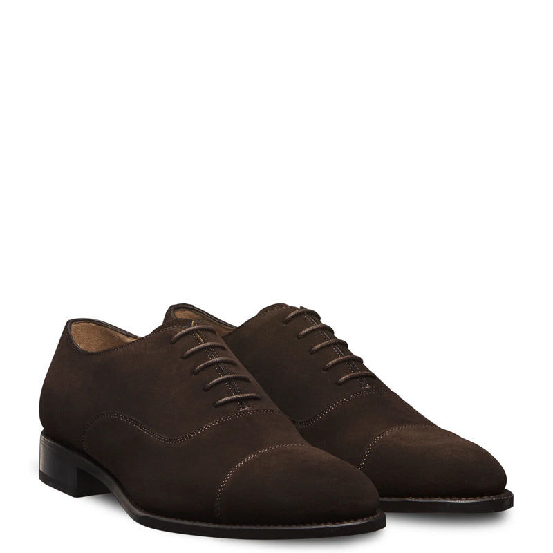 Men's Tan Suede Lace Up Formal Shoe