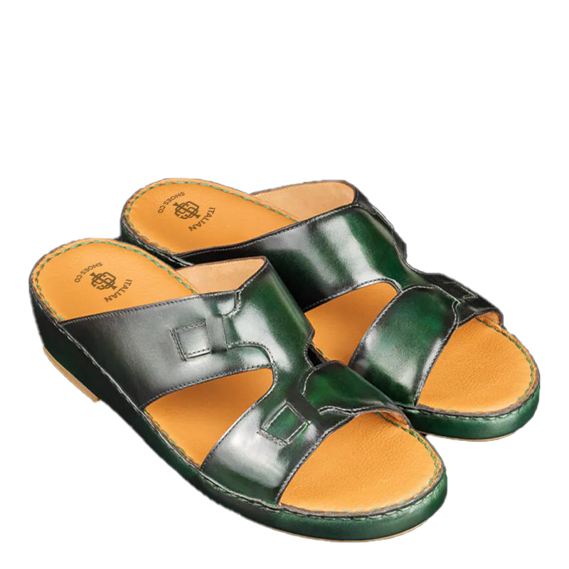 Classic Leather Comfort Arabic Red Sandal