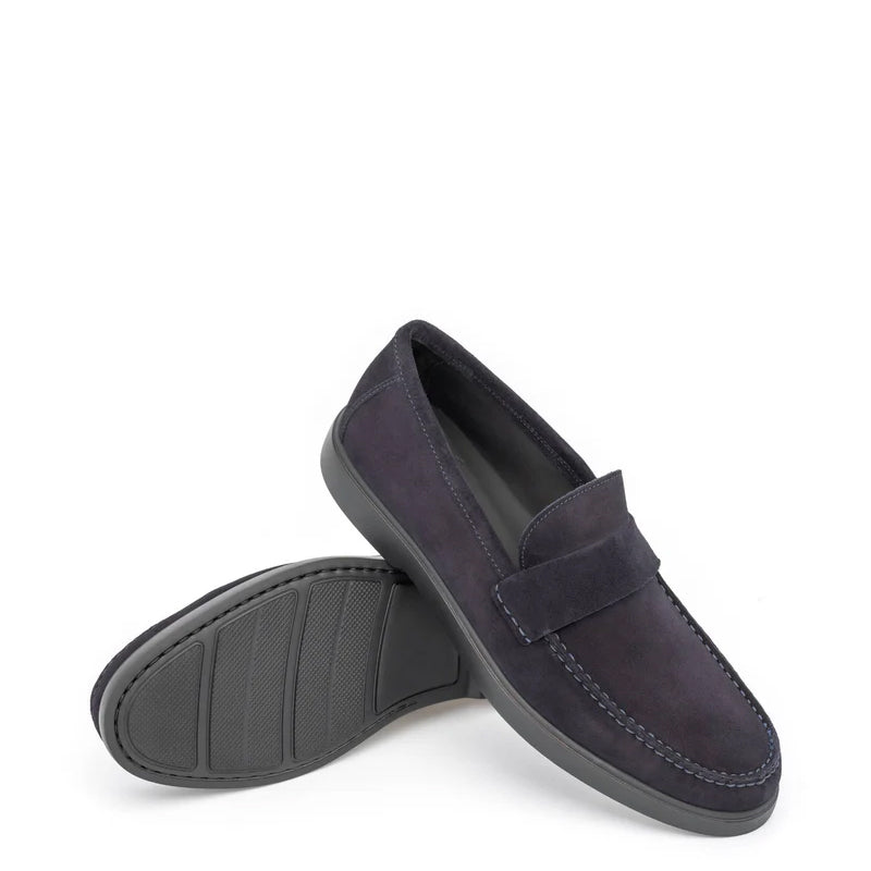 Suede Slip-On Leather Loafers For Men