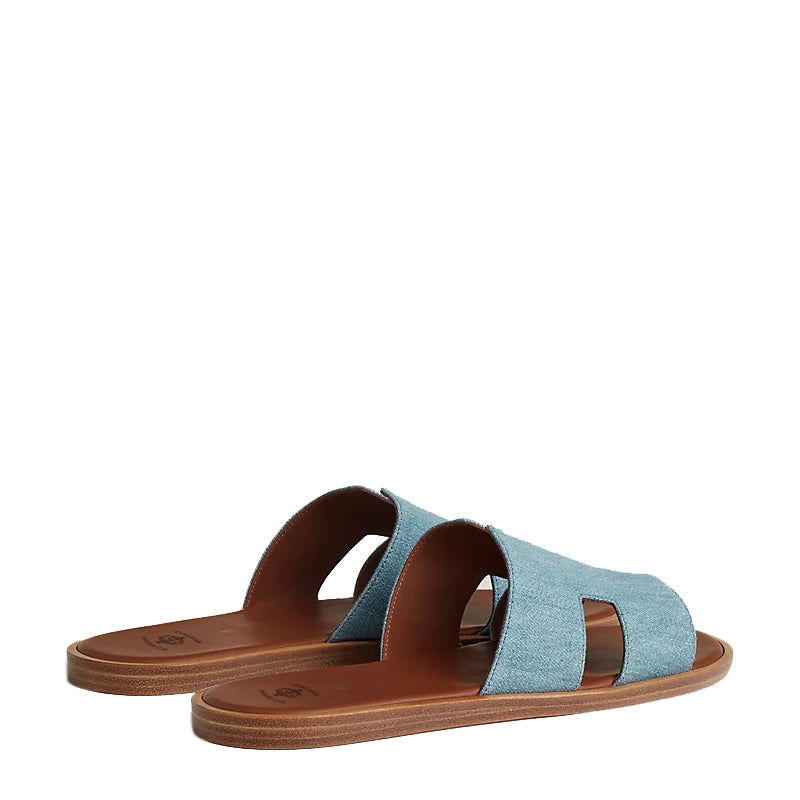 Haven Epsom H Style Slip-On Beige Blue