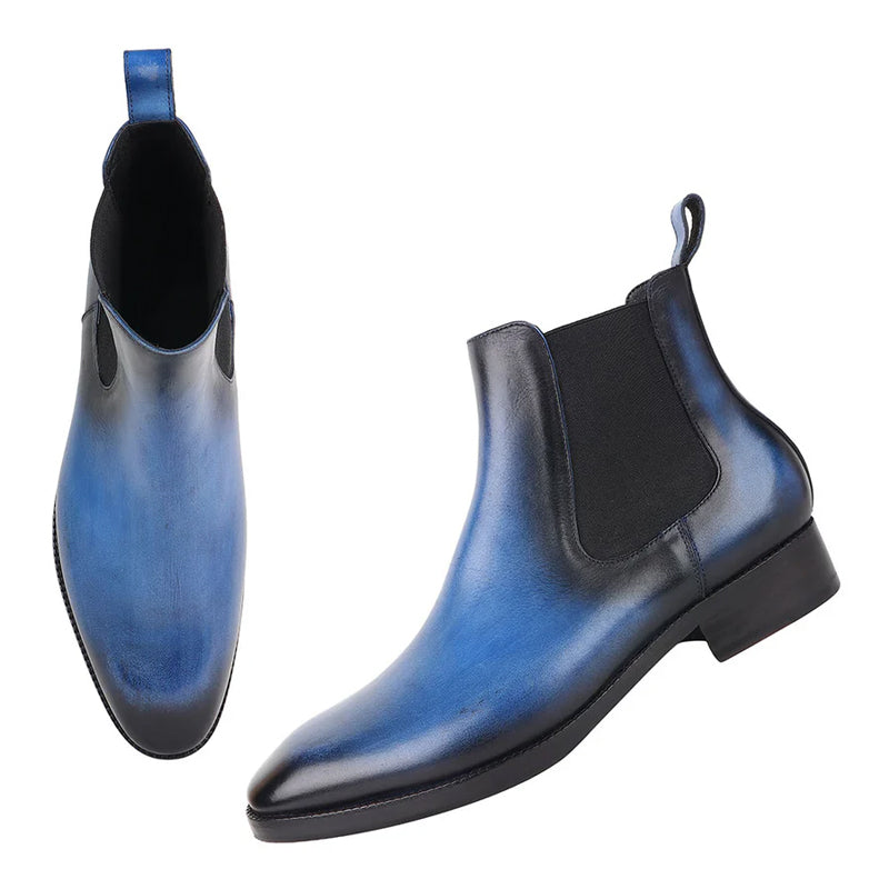 Patina Classic Leather Chelsea Boots