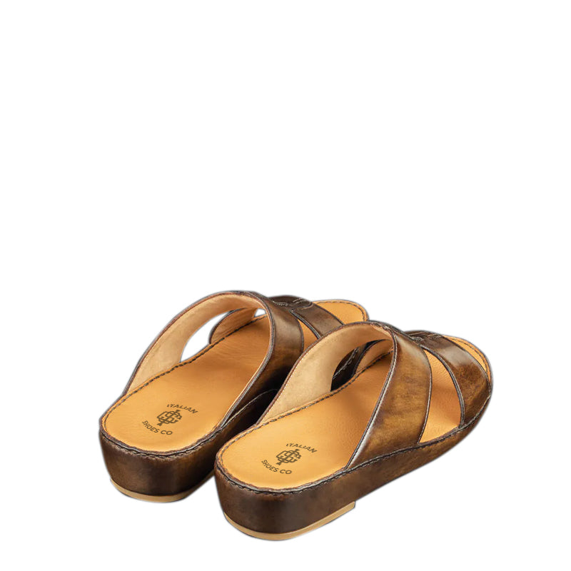 Stylish Fields Luxury Comfort Arabic Light Brown Sandal