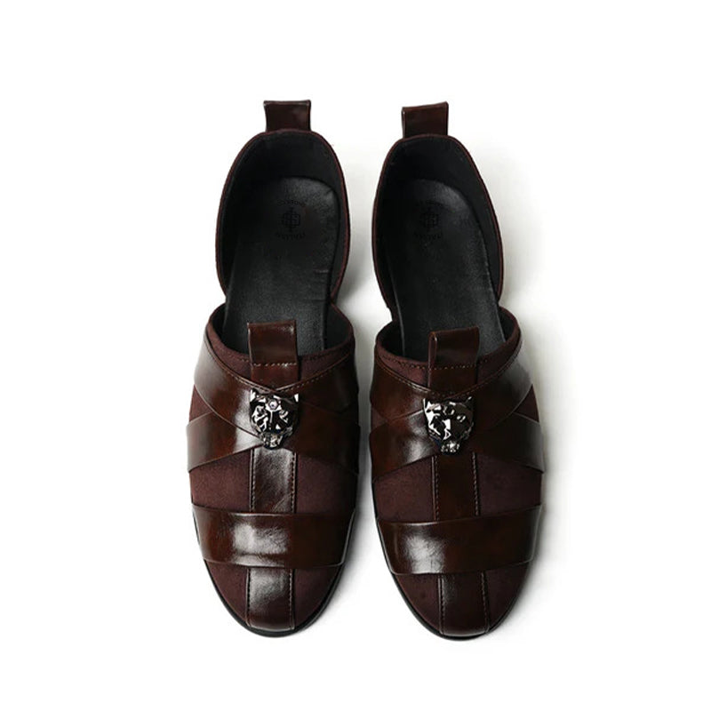 Classic Regal Brown Peshawari Sandal