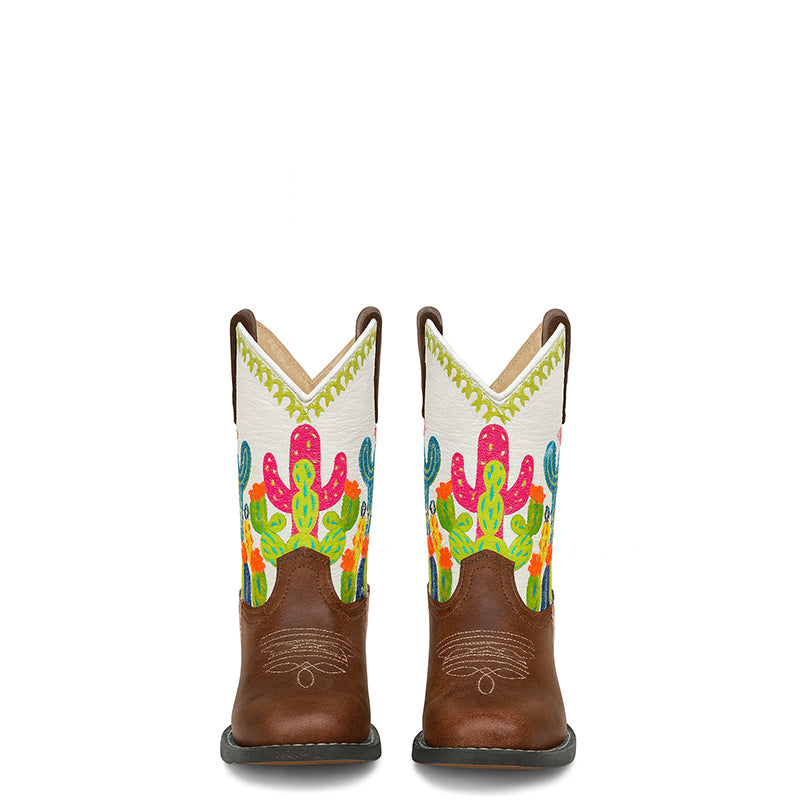 Prairie Cactus Rider Step Cowboy Boot