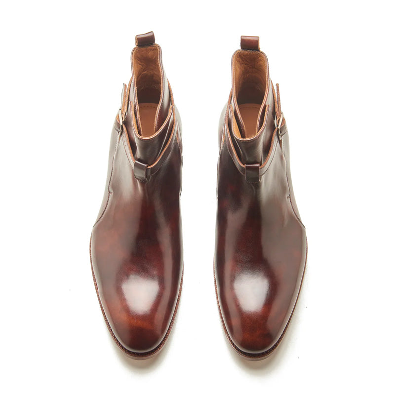 Heritage Jodhpuri Boot - Hand Welted Tan