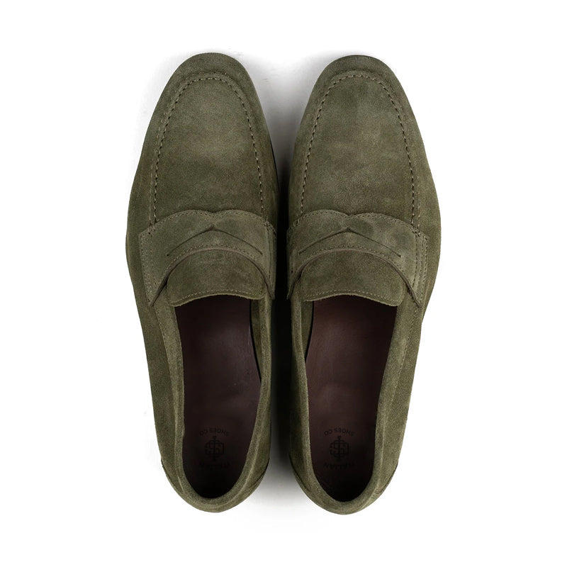 Unlined Penny Loafer Green