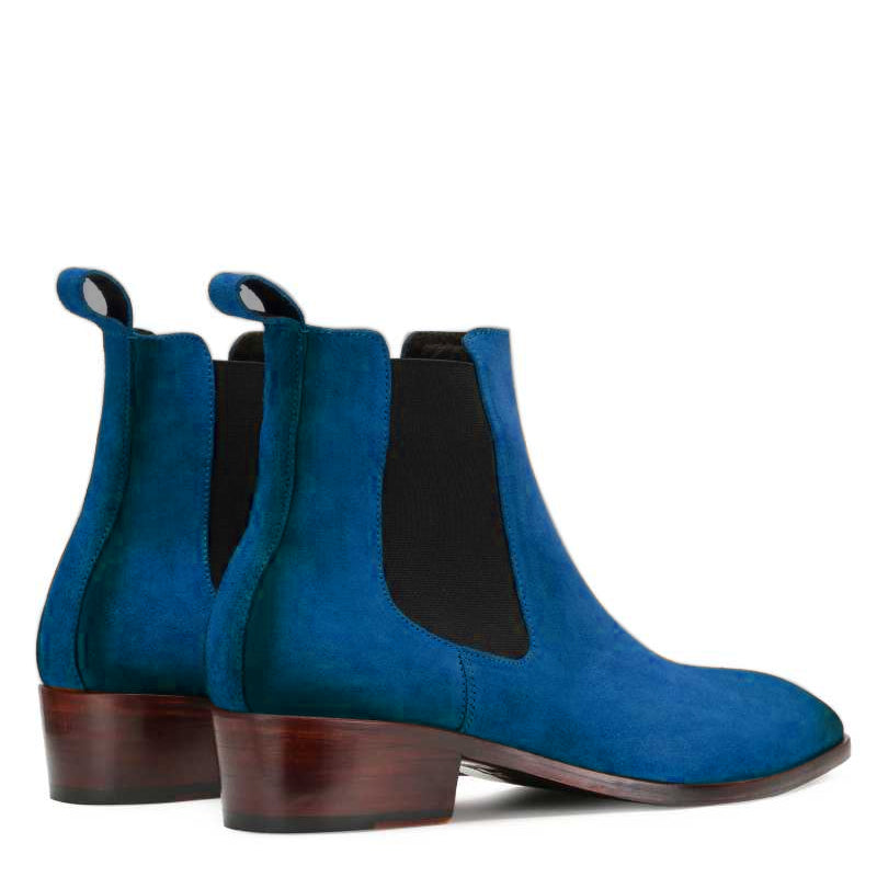 Suede Leather Chelsea Boots