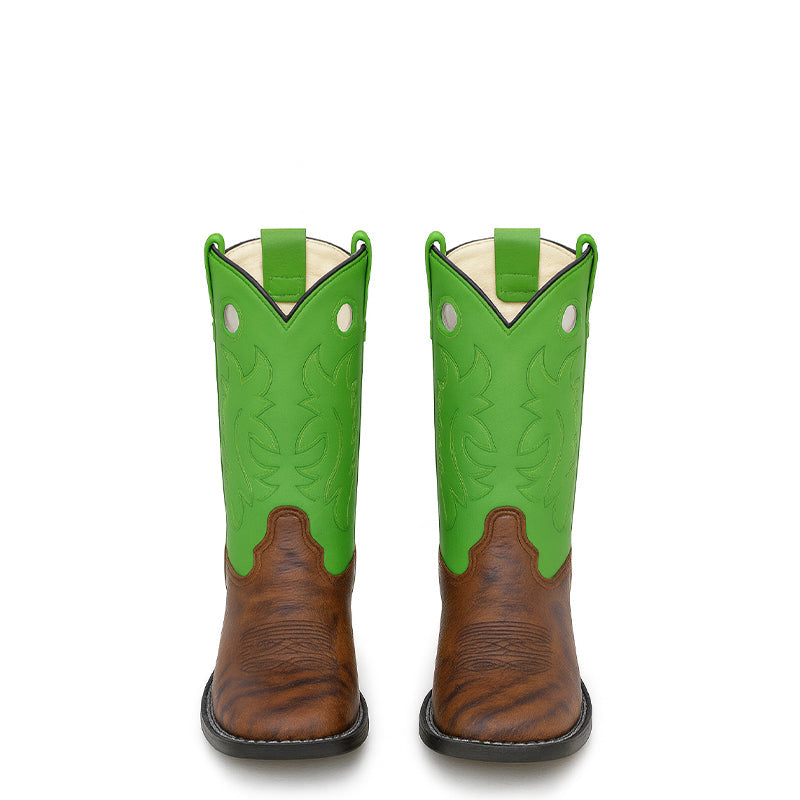 Green Flame Western Gaiter Cowboy Boot