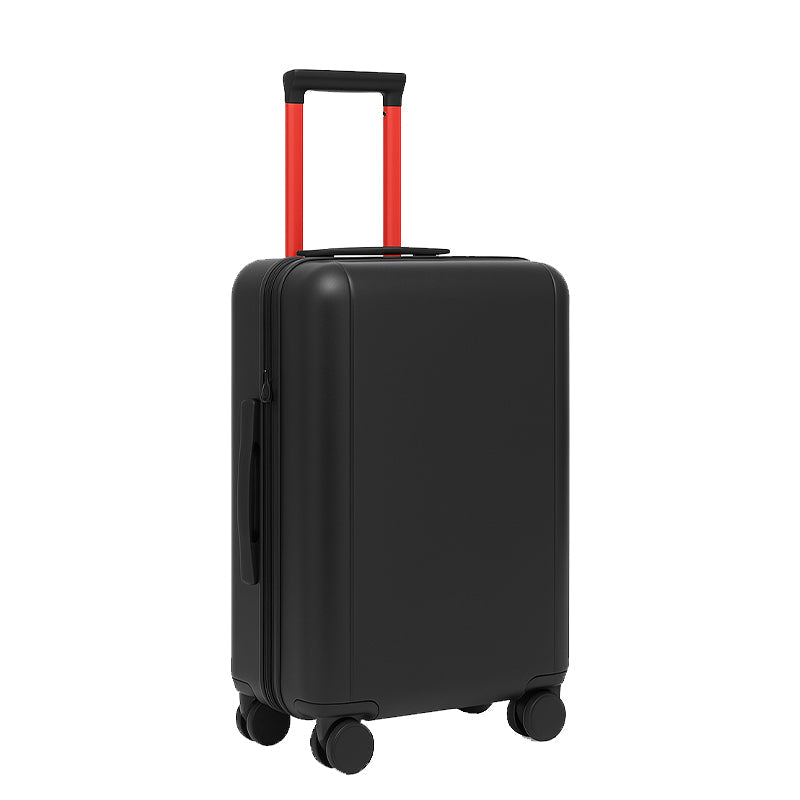 Luxury Wide Tan Trolley Luggage Bag