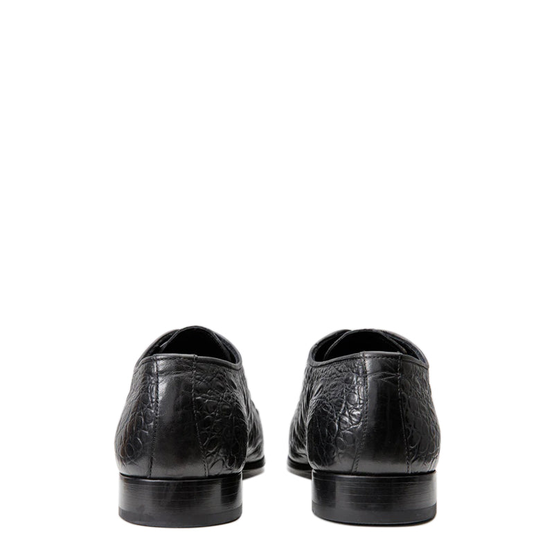 Men Textured Leather Oxford Shoes